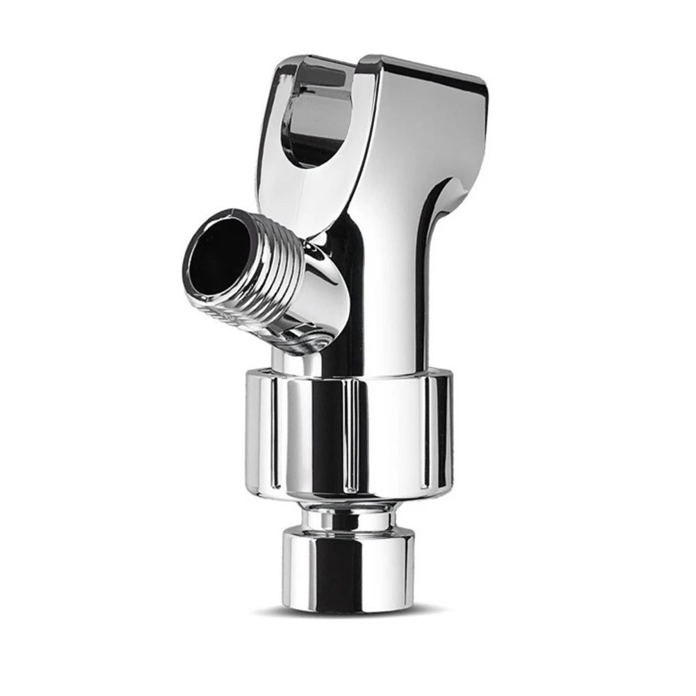 Adjustable Shower Arm Mount Shower Head Holder Three-Way Shower Head Holder for Connecting Shower Arm and Shower Hose