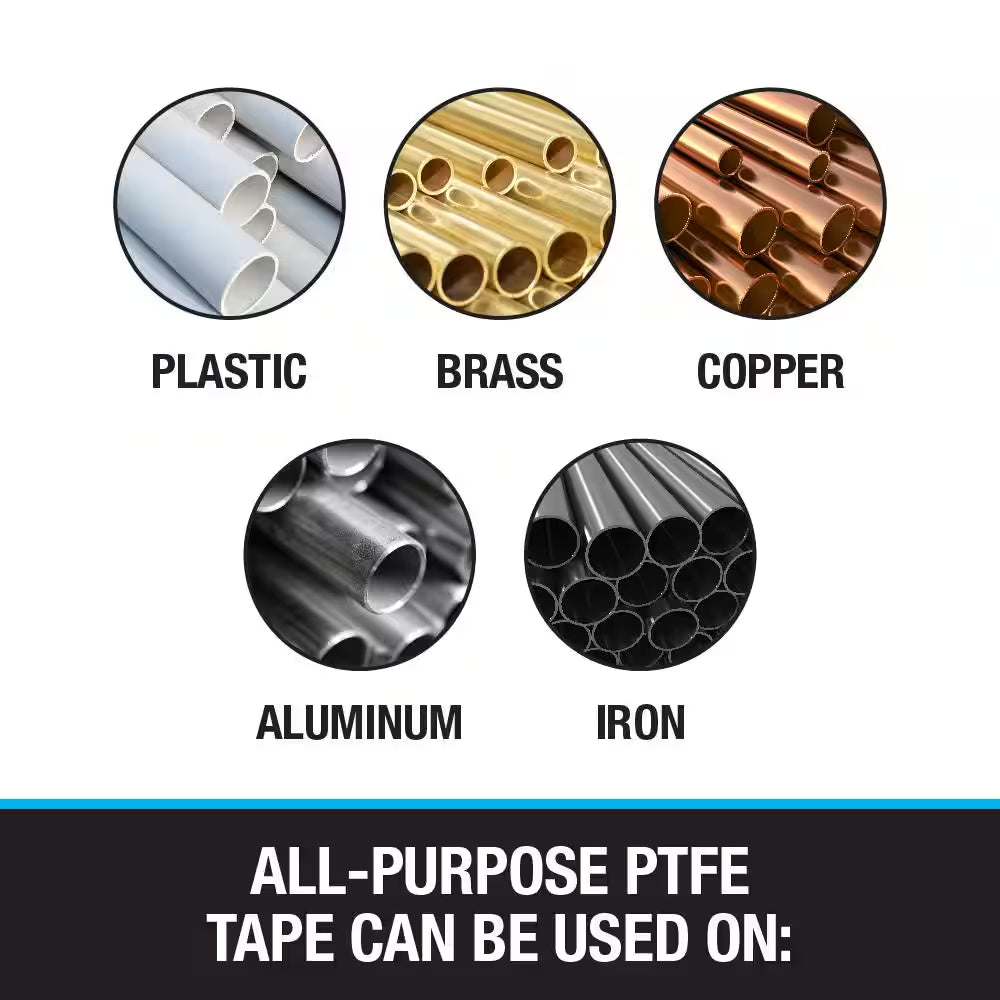 1/2 In. X 260 In. Thread Sealing PTFE Plumber'S Tape