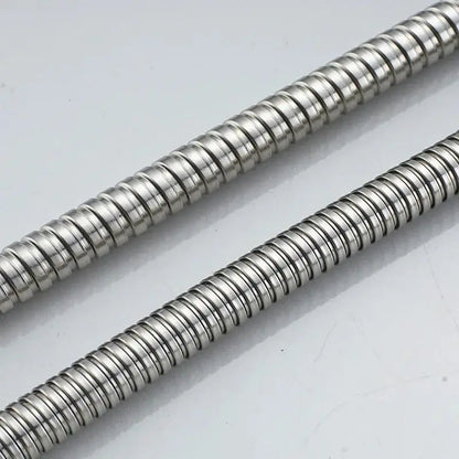 1/2" Extra Thick Silver Stainless Steel Shower Hose,Explosion-Proof Plumbing Hose for Showerhead,Rainfall Shower and Bath Faucet